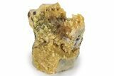 Honey Colored Barite Crystals on Fluorescent Calcite - Elk Creek #240836-2